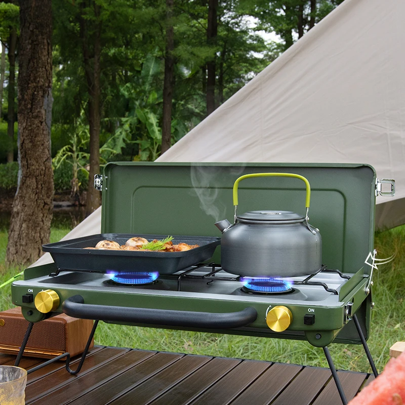 

Lightweight Must-Have Family Camping Stove for Road Trips Simple Style for Glamping Picnics Outdoor Travel Made of Durable Steel
