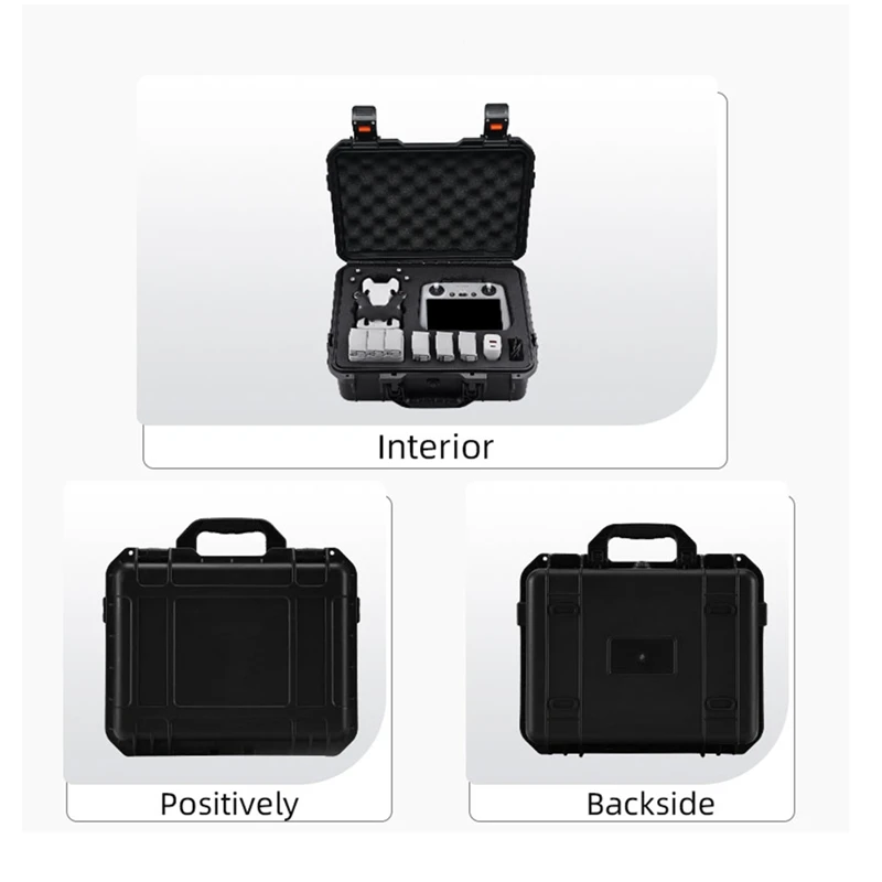 Caja de seguridad a prueba de explosiones para DJI Mini 4 Pro, bolsa de almacenamiento, caja de protección anticaída, caja de gran capacidad para exteriores