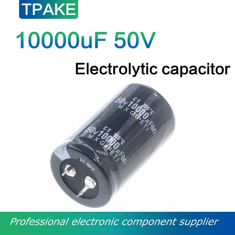 Snap In Aluminum Electrolytic Capacitors 50V10000uF 1000MFD 250VDC 30*50mm