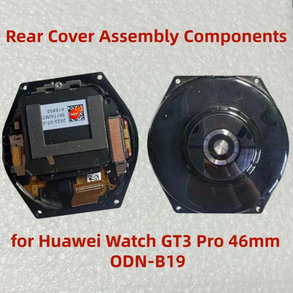 

Оригинальная разборка, задняя крышка в сборе, компоненты кабеля сердечного ритма в сборе для Huawei Watch GT3 Pro 46 мм ODN-B19, запасная часть