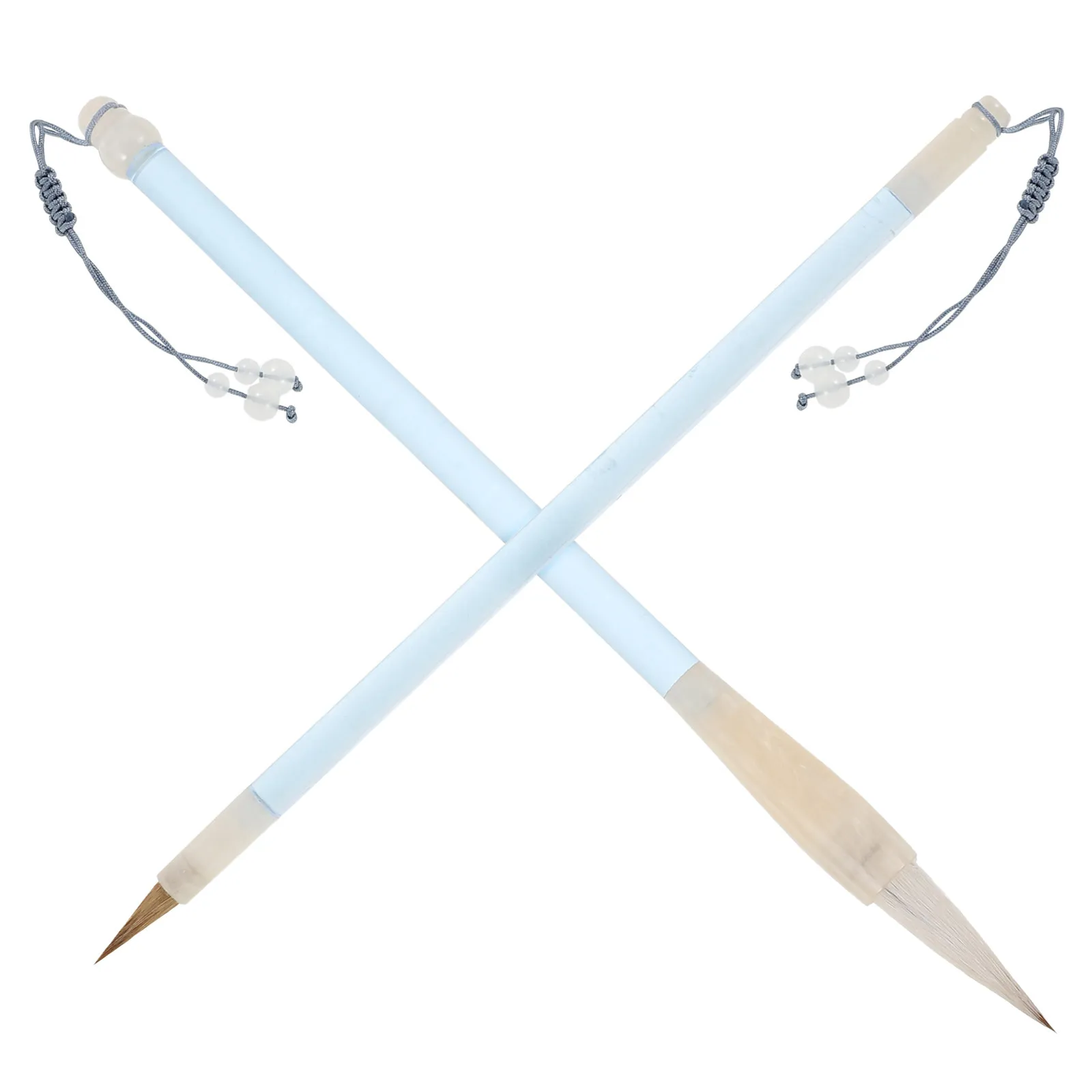

2Pcs Chinese Calligraphy Pen Fine Tip for Beginners Artistic Easy to Clean and Use Calligraphy Brush