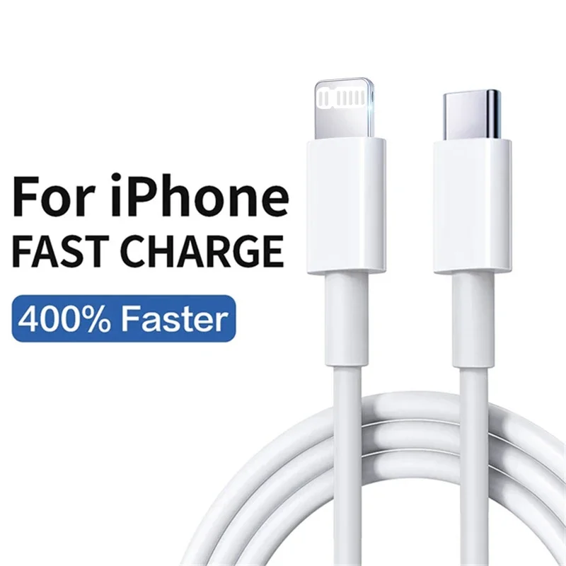 For Apple PD Type C Lightning Cable For iPhone 14 13 12 11 Pro Max Mini 7 8 Plus XS X XR SE Data Sync Fast Charging Wire Cord