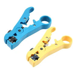 for UTP/STP RG59 RG6 RG7 RG11 Cutter Striper Cable Wire Pliers Multi-functional Electric Stripping Tools