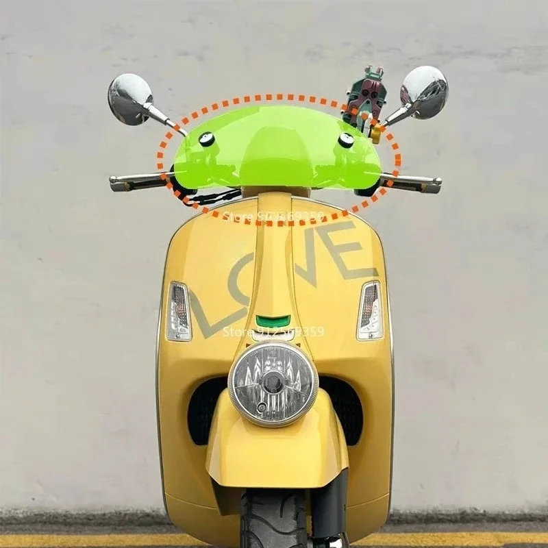 Per Piaggio Vespa Gtv6 Parabrezza moto Parabrezza modificato Parabrezza anteriore modificato Vespa Gtv6 VESPA GTV6