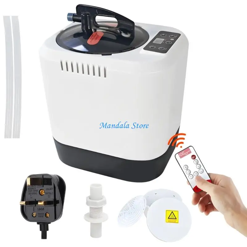 

U2JC Dense 4L Бытовая дымовая машина 220 В Легко организовать Производитель сауны Домашнее использование