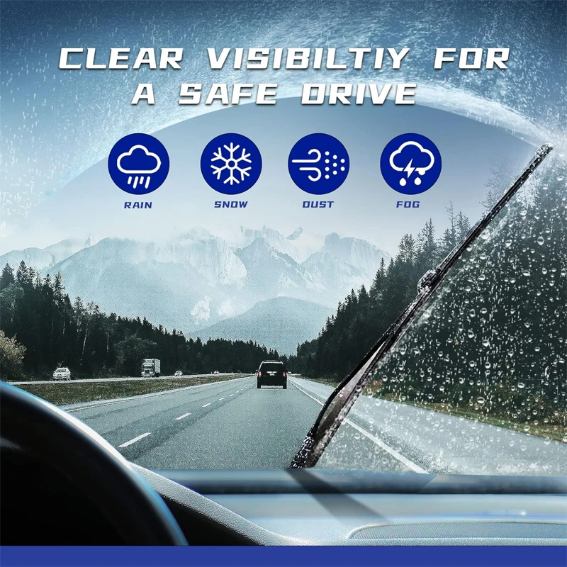 Front  Windshield Wiper Blades For Subaru Outback 6GEN BT 2020 2021 2022 2023 Windscreen Window Brushes  Accessories 26"+18" - view 3