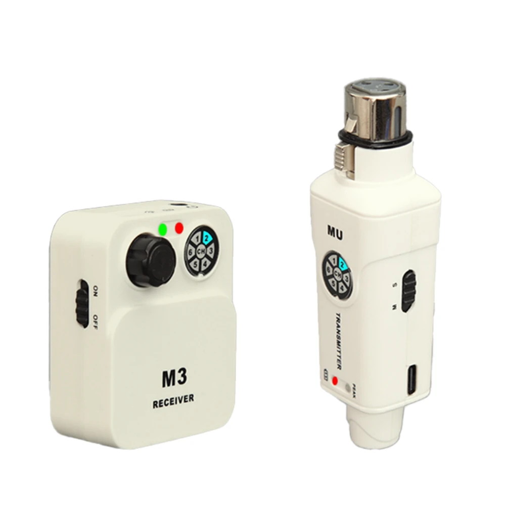 A26Z Wireless Earphone Monitoring System Professional IEM Stereo Transmitter Receiver with Real-Time Ear Return.