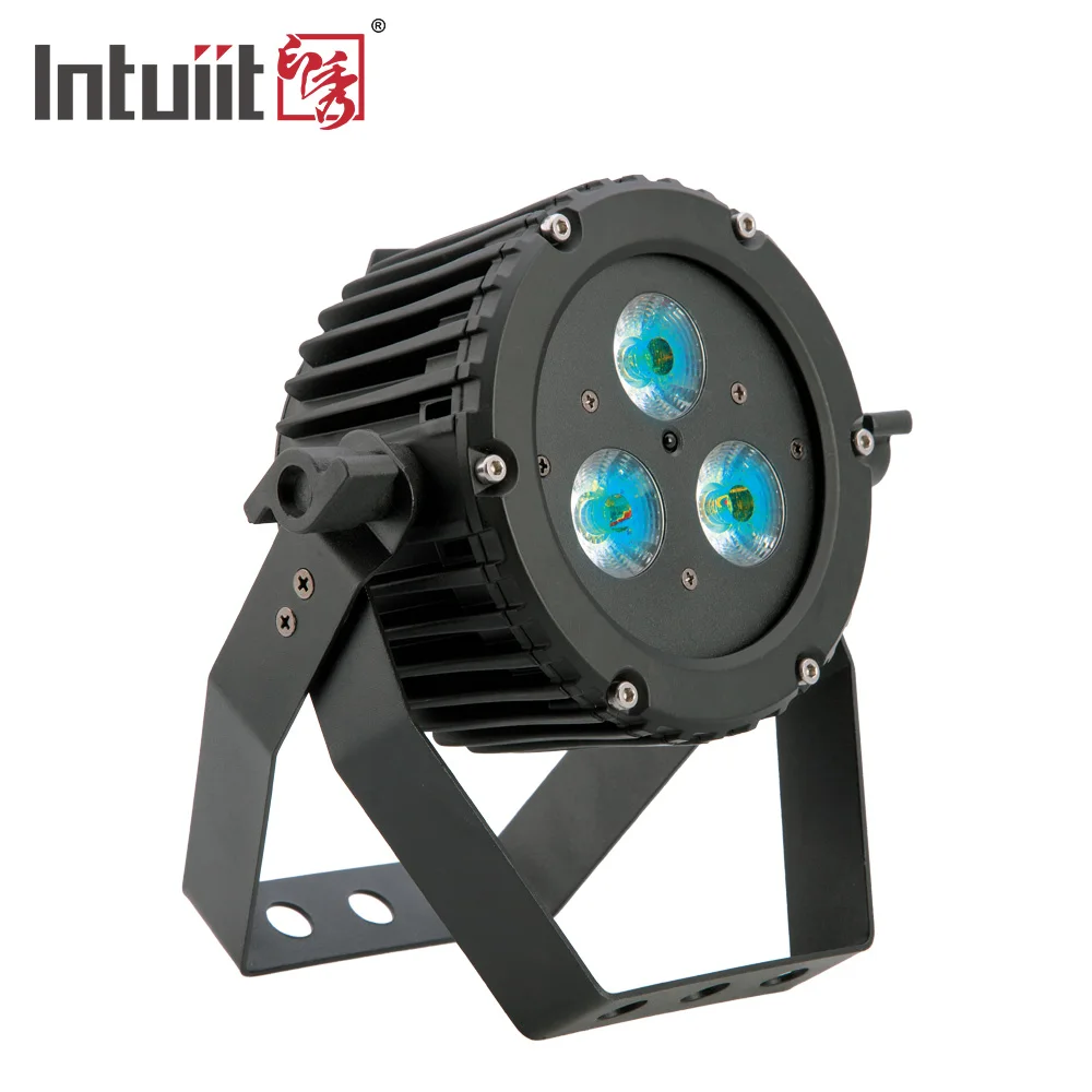 professional stage dj equipment lighting 3*10w rgbwa 5in1 full color led par can spotlights for dj stage light