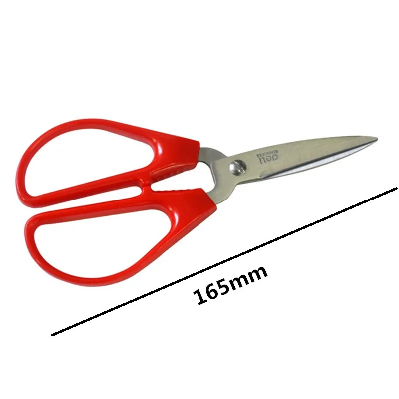 Deli 165mm Stainless Steel Scissors Business Stationery Office School Supply Tailor Shears Home Kitchen Knife Paper Cutter Tool