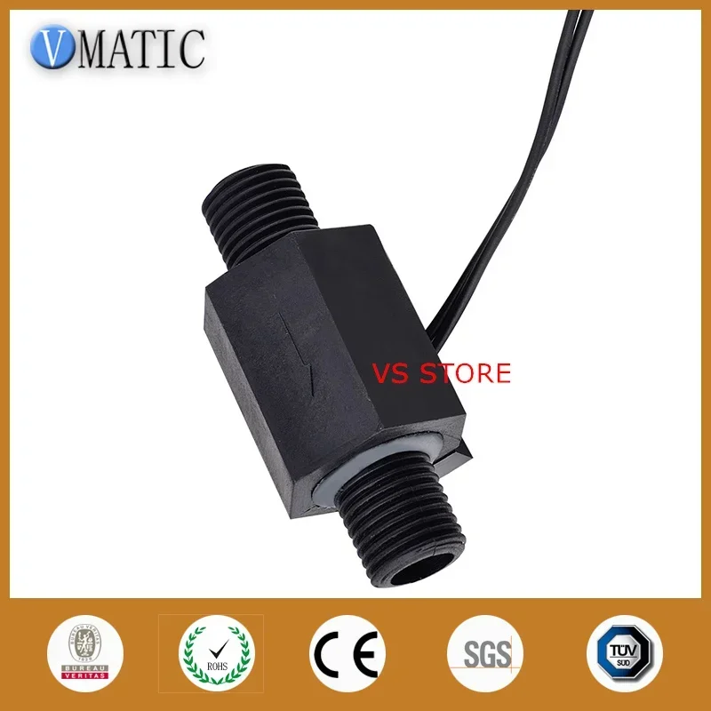 Free Shipping VC2253-G1-4 Urinal Flush Valve Plastic Hall Level Meter 1/4 Pipe Electronic Water Flow Switch Pump Flow Switch