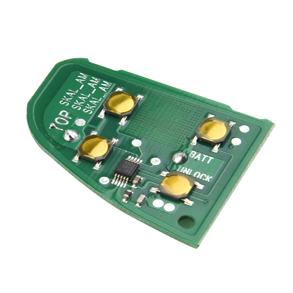 Nova chave remota da placa de circuito, fácil de instalar, alta sensibilidade, longa vida útil, componente eletrônico de 4 botões