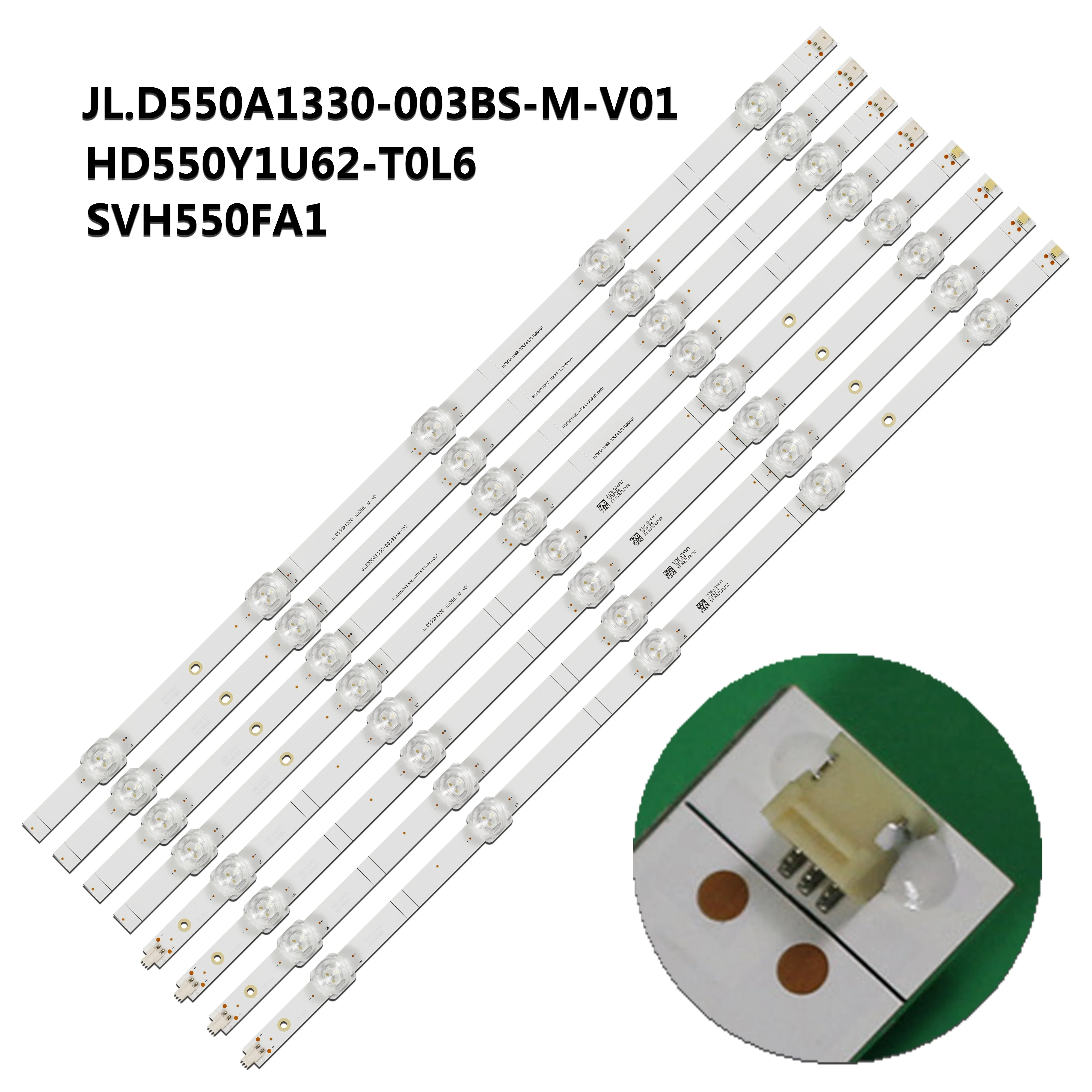 

Светодиодные ленты для HISENSE 55E7HQ HD550Y1U72-T0L2 HD550Y1U62-T0L6 SVH550FA1+ZDJG 1246021 201020 1263663 HIP7.820.208