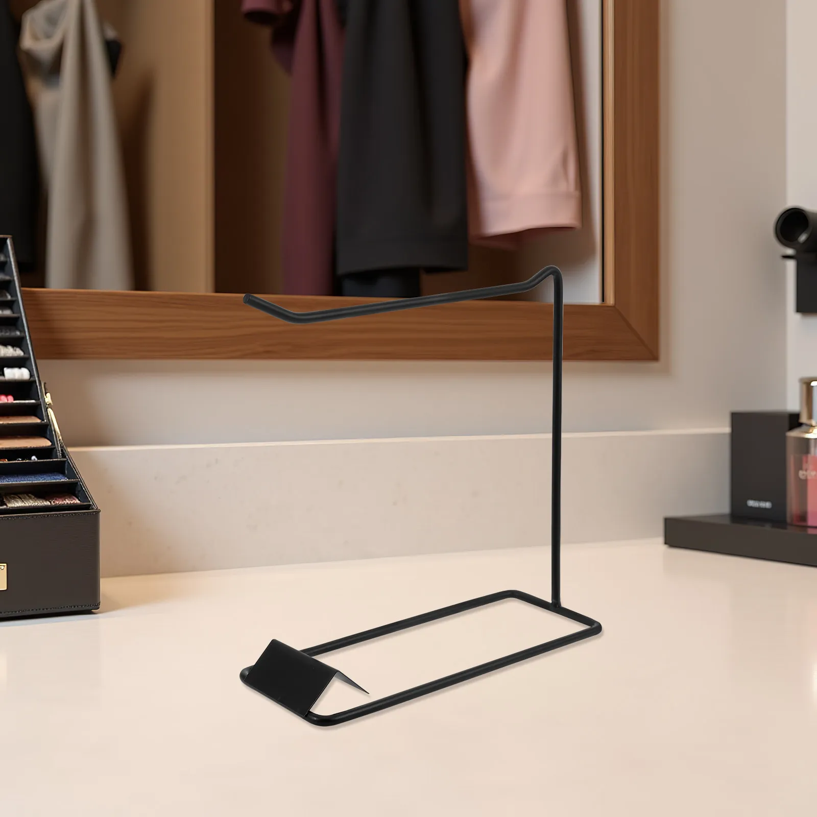 3Pcs Nail Display Stand Rack Matte Iron Art Manicure Holder Tabletop Nail Color Sample Display Salon Organizer