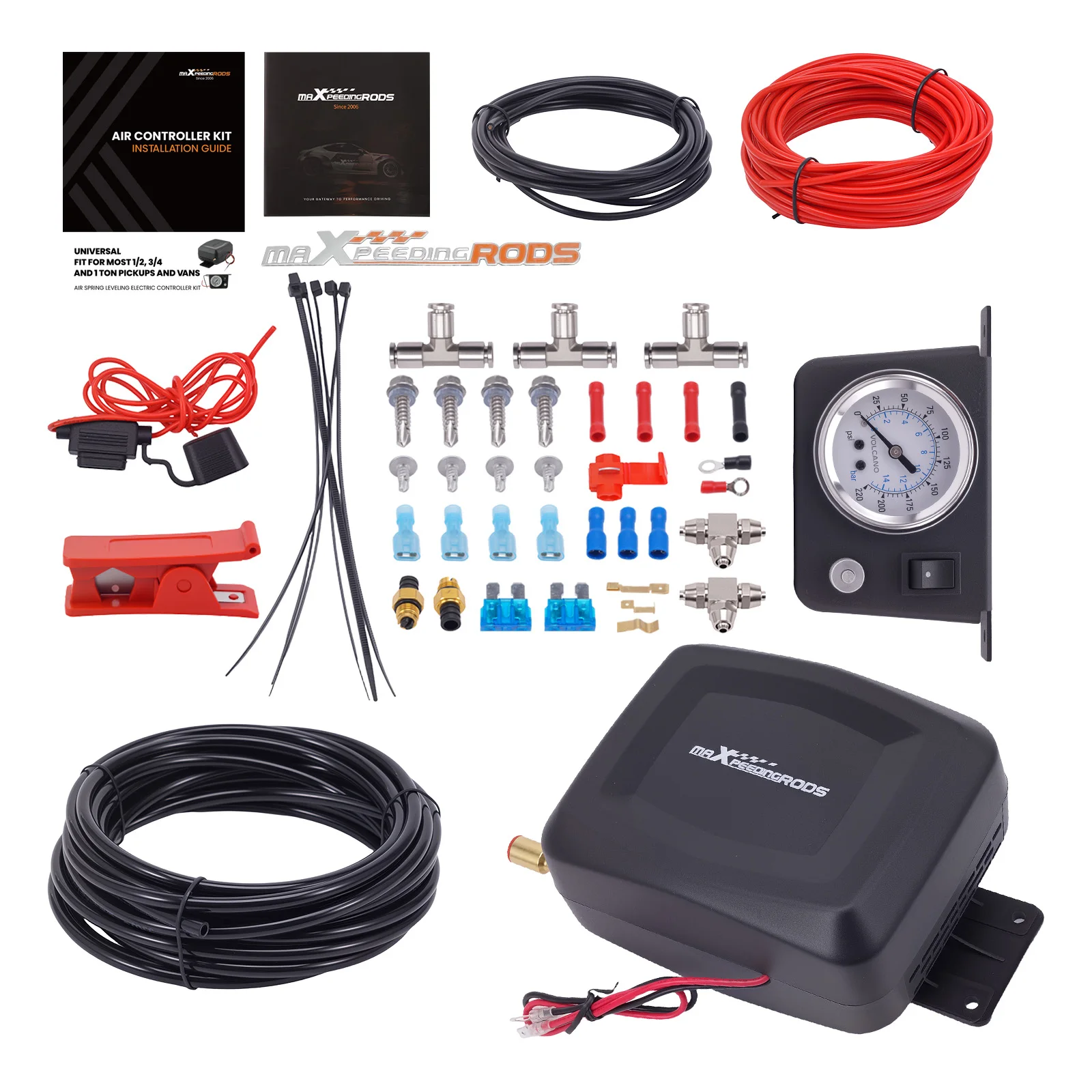 Kit de commande universel pour amortisseurs pneumatiques, compresseur pour F150,