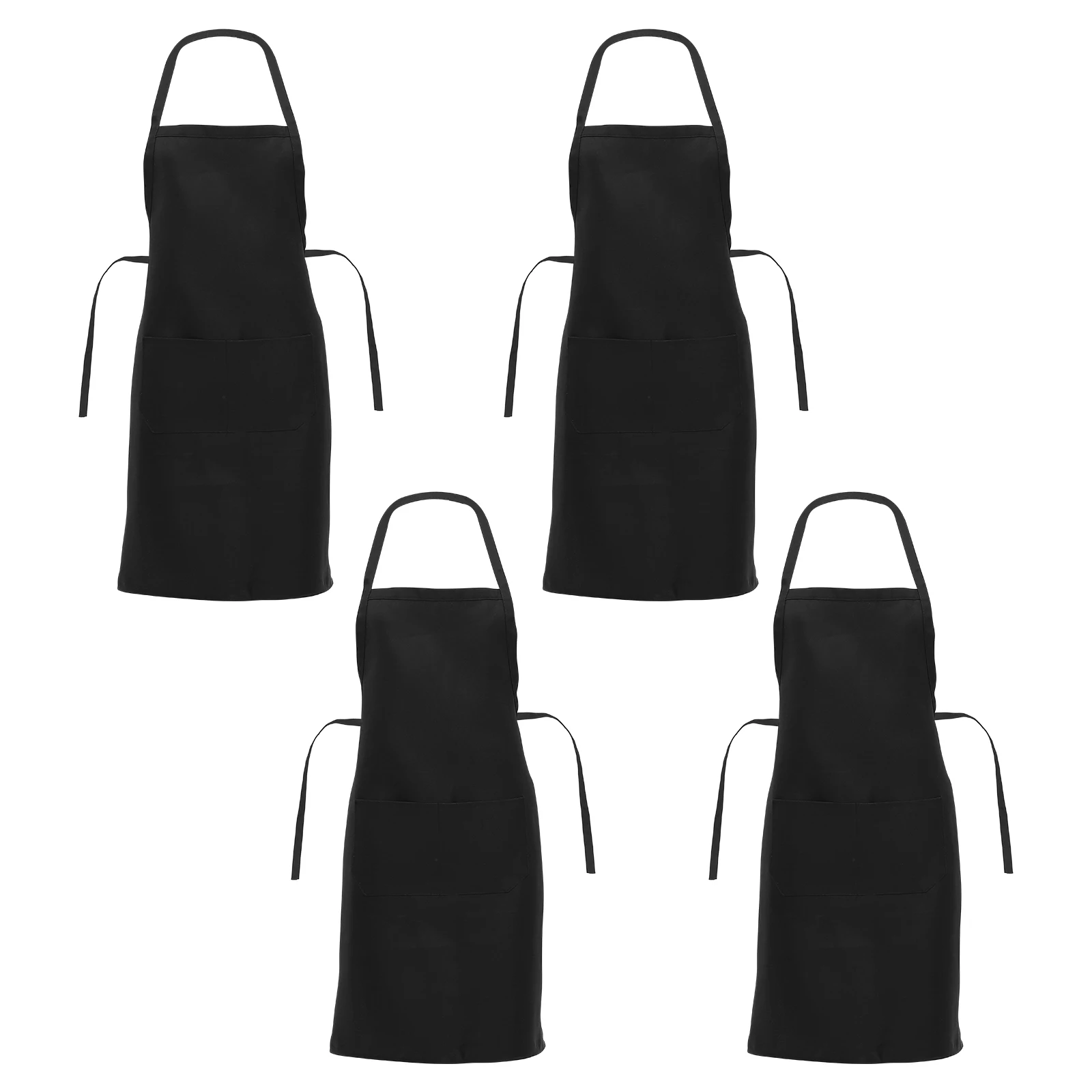 

4 шт., полиэстер, бытовая маслостойкая кухня для приготовления пищи, выпечки, гриля, ресторана, отеля, износостойкая многоразовая домашняя кулинария