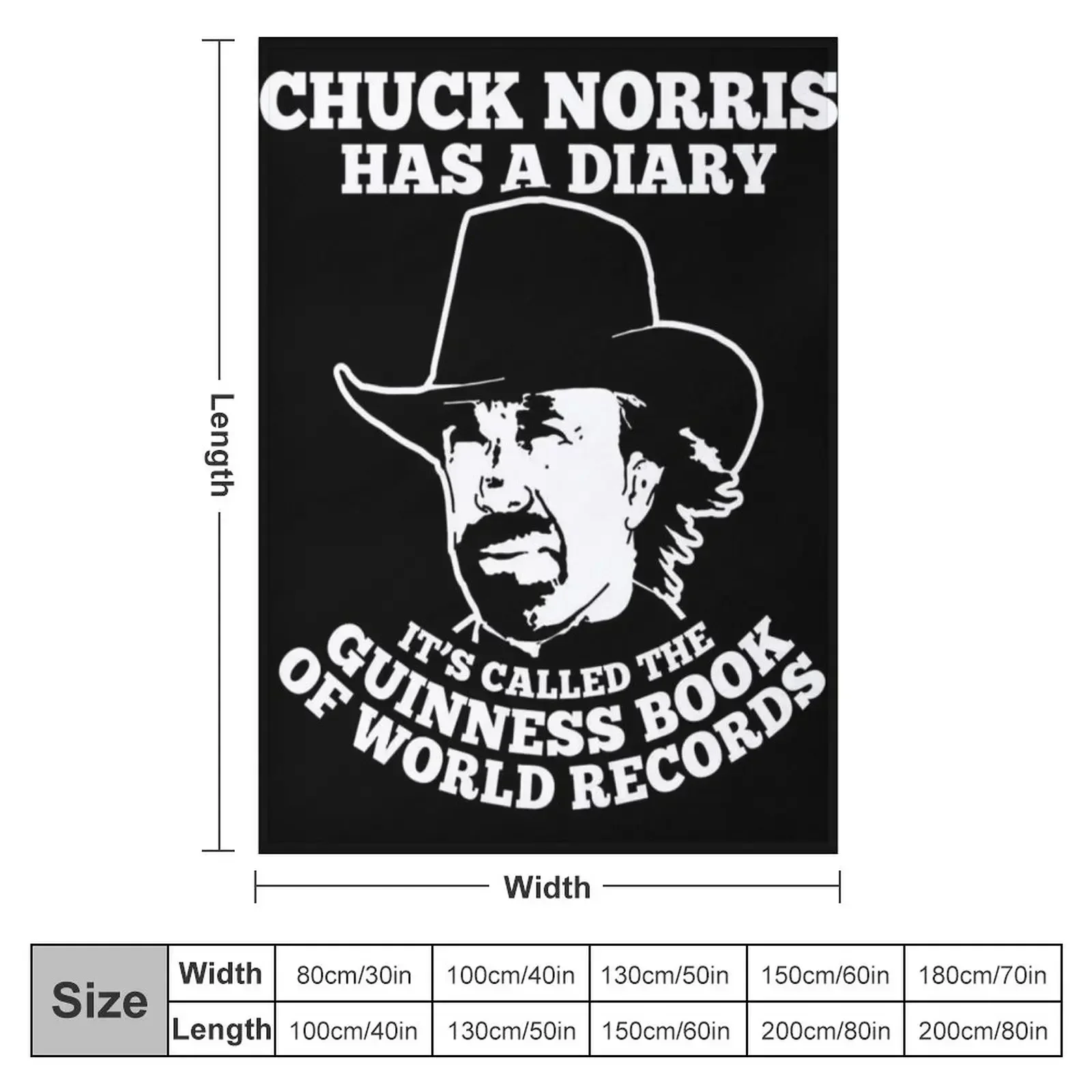 Chuck Norris Has a Diary Throw Blanket Bed covers Sofa Throw Blankets