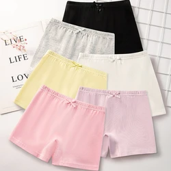 6PCS Kids Solid Lace Short Leggings for Girls Anti-Exposure Safety Pant 3-8y Young Child Clothing Thin Breathable Shorts Panties