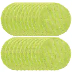 Cordless Electric Rotary Mop Replacement Cleaning Pads Electric Rotary Mop Replacement Washcloths, Including 12 Cleaning Pads
