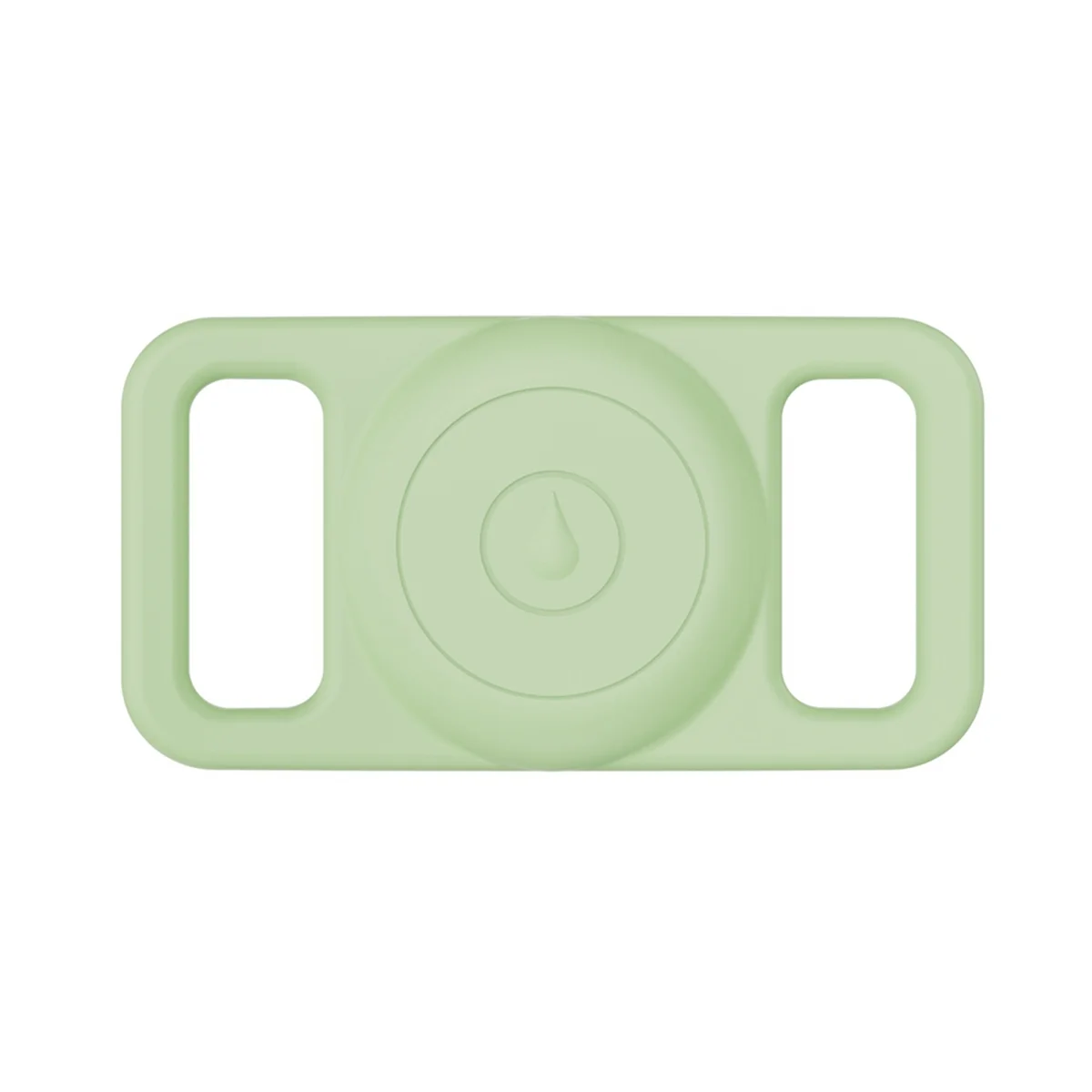 حافظة تحديد المواقع لجهاز Apple AirTag Pet من السيليكون لمنع فقدان الصفقة الفائقة باللون الأخضر المخضر