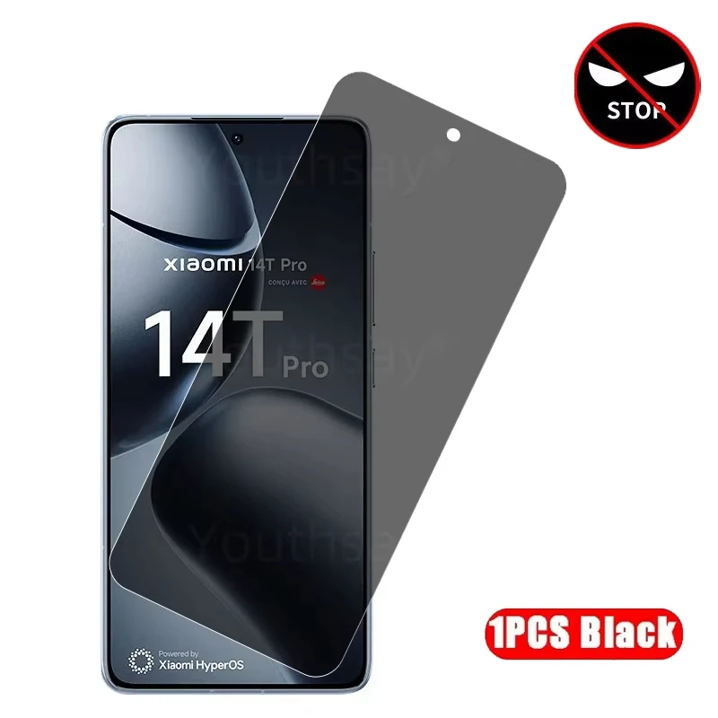 1-4PCS Anti-Spy Temered Glass For Xiaomi 14 13T 14T Pro 12T 11T Pro 13 11X For Xiaomi 10T Mi 11 Lite 5G Screen Protector Privacy - view 6