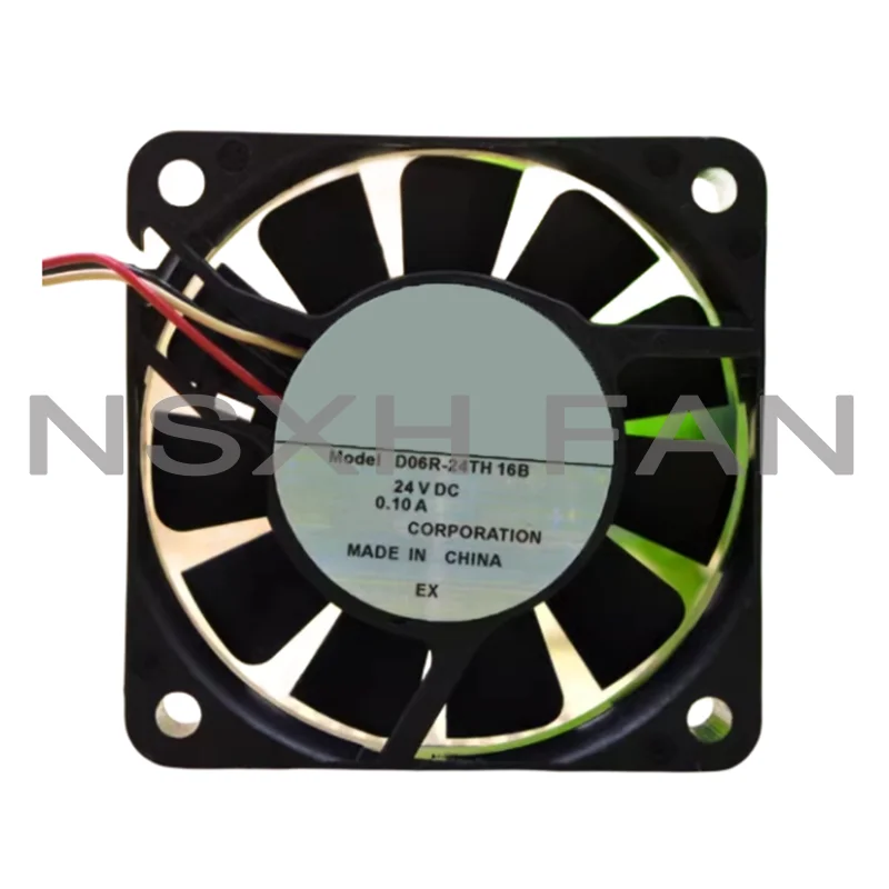 

NEW D06R-24TH 24V 0.09A 6015 6cm Frequency Cooling Fan