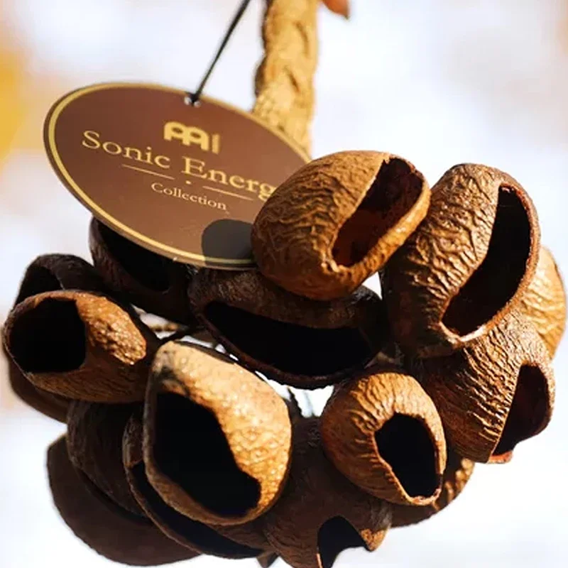 Nut Shell Chimes Hand Bell Sound Beam Meditation Outdoor Wind Chimes Yoga Chakra Sound Healing Percussion Musical Instruments