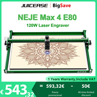 NEJE Max 4 E80 Laser Engaver Powerful 120W Powerful CNC Laser Engaving Machine Wood Cutting Machine With GRBL Wireless Control