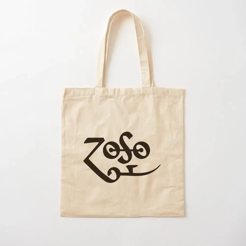 

Retro Rock Musical Zoso Tote Bag university shopper bag Women's beach bags Women's tote bag Women's shopper