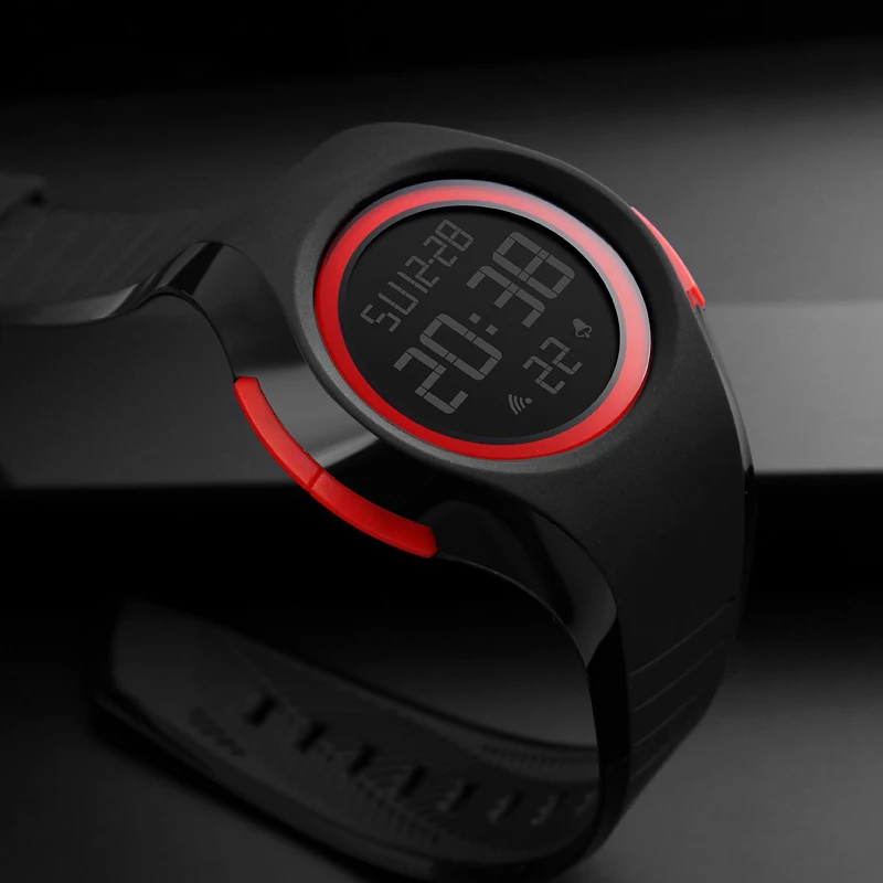 SKMEI Männliche Sport Elektronik Armbanduhr Für Männer Frauen Mode Einfache 5Bar Wasserdichte Uhren Kalender Led-anzeige Digital Uhr