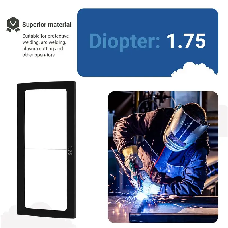 M12K-Arc Welding Magnifier Lens Welder Screen Helmet Glass Anti-Glare Welding Mask Goggles