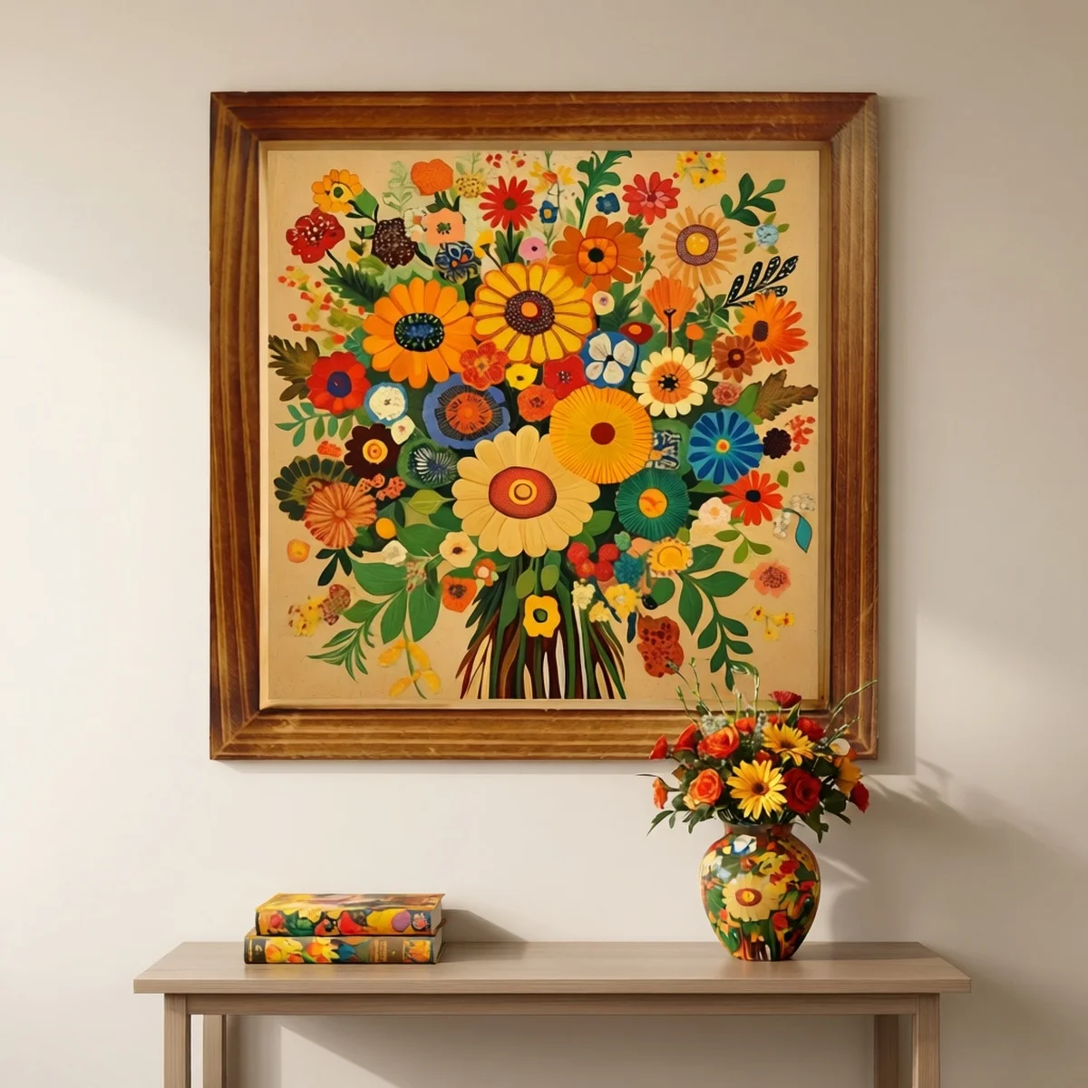 500/1024PCS Jigsaw Cartoon Style Beautiful Flowers Puzzle Modern Home Wall Decor Leisure and Entertainment Birthday Gifts