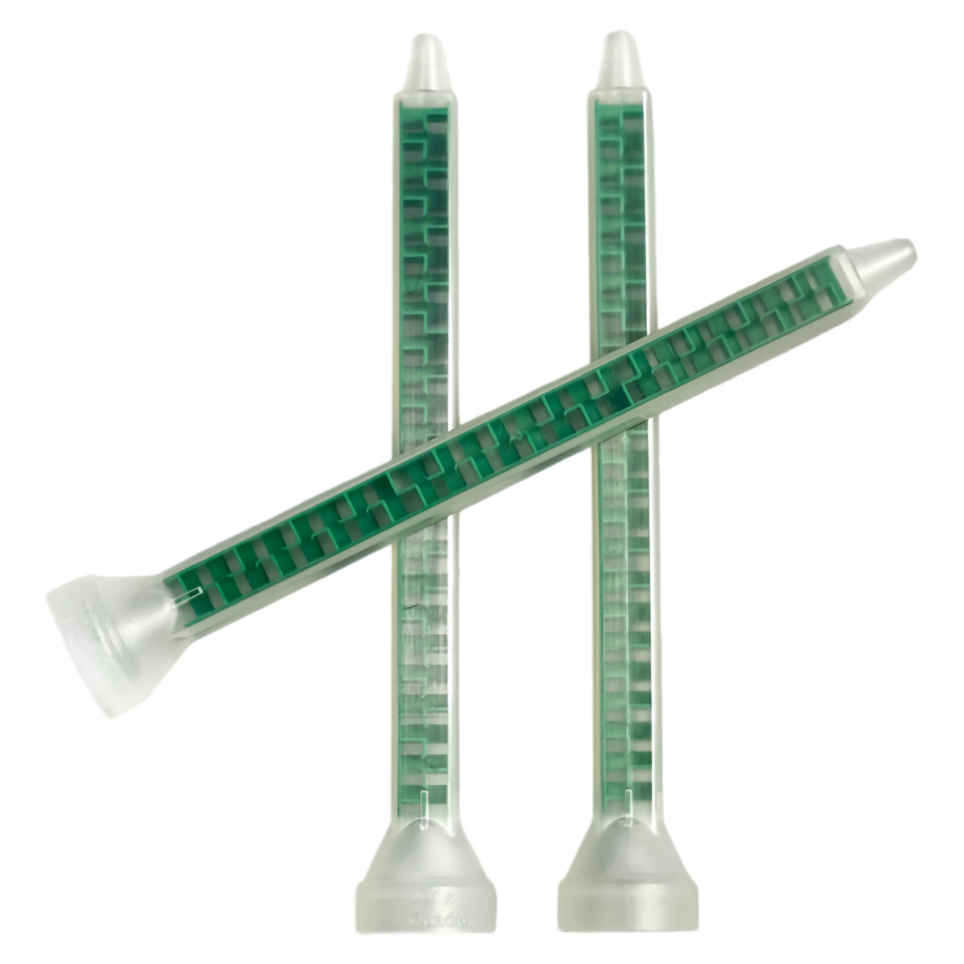 Sulzer Mixpac MCQ 07-24T Green Element Static Mixer Nozzle Adhesive Cartridge Mixing Nozzle Tube Quadro Square Turbo Mixer