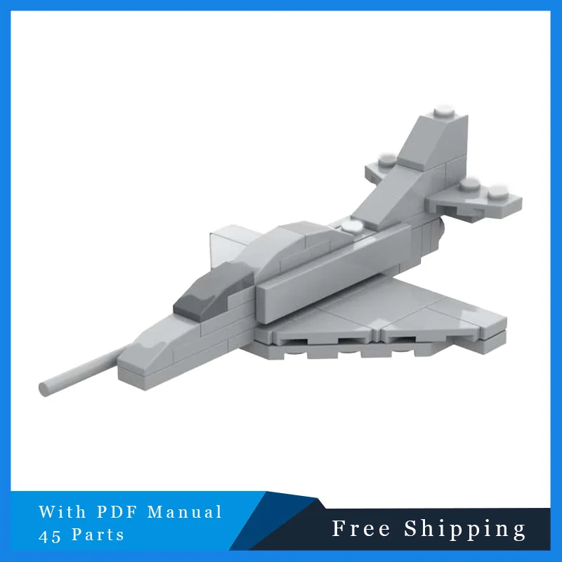45 個戦争シリーズテクノロジー軍用機モジュラー MOC クリエイティブビルディングブロックモデル DIY 組み立て子供のおもちゃフェスティバルクリスマスギフト