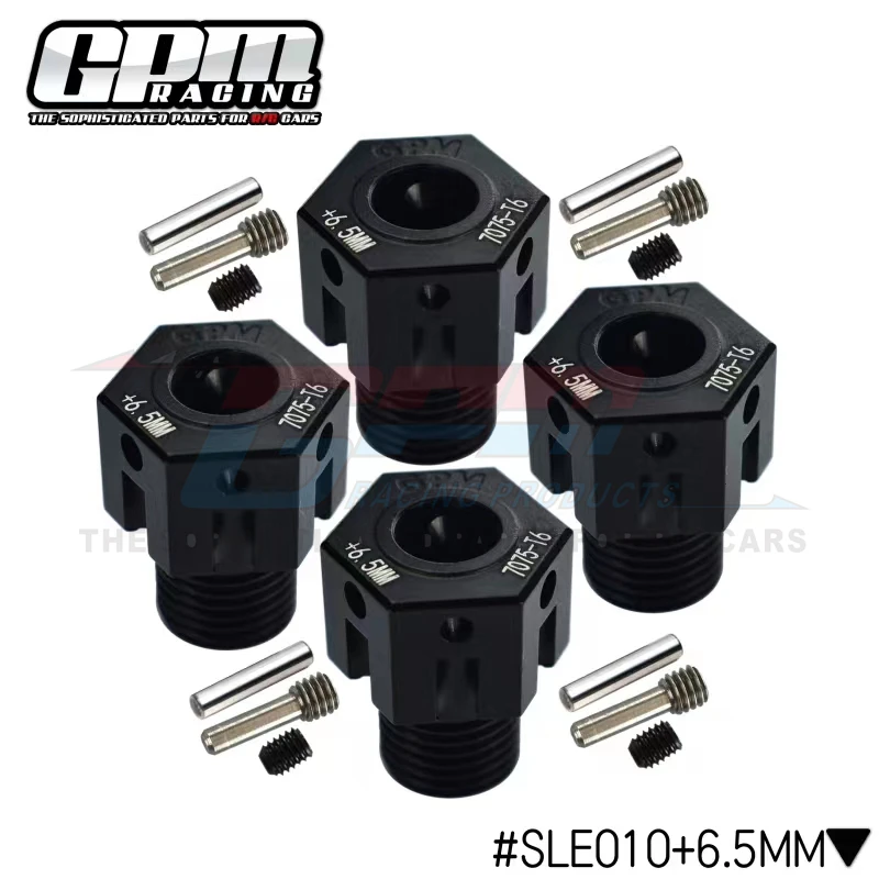 GPM Alloy 7075 Hex Adapters For TRAXXAS Sledge 1/10 W/Wide Maxx E-Revo VXL 2.0