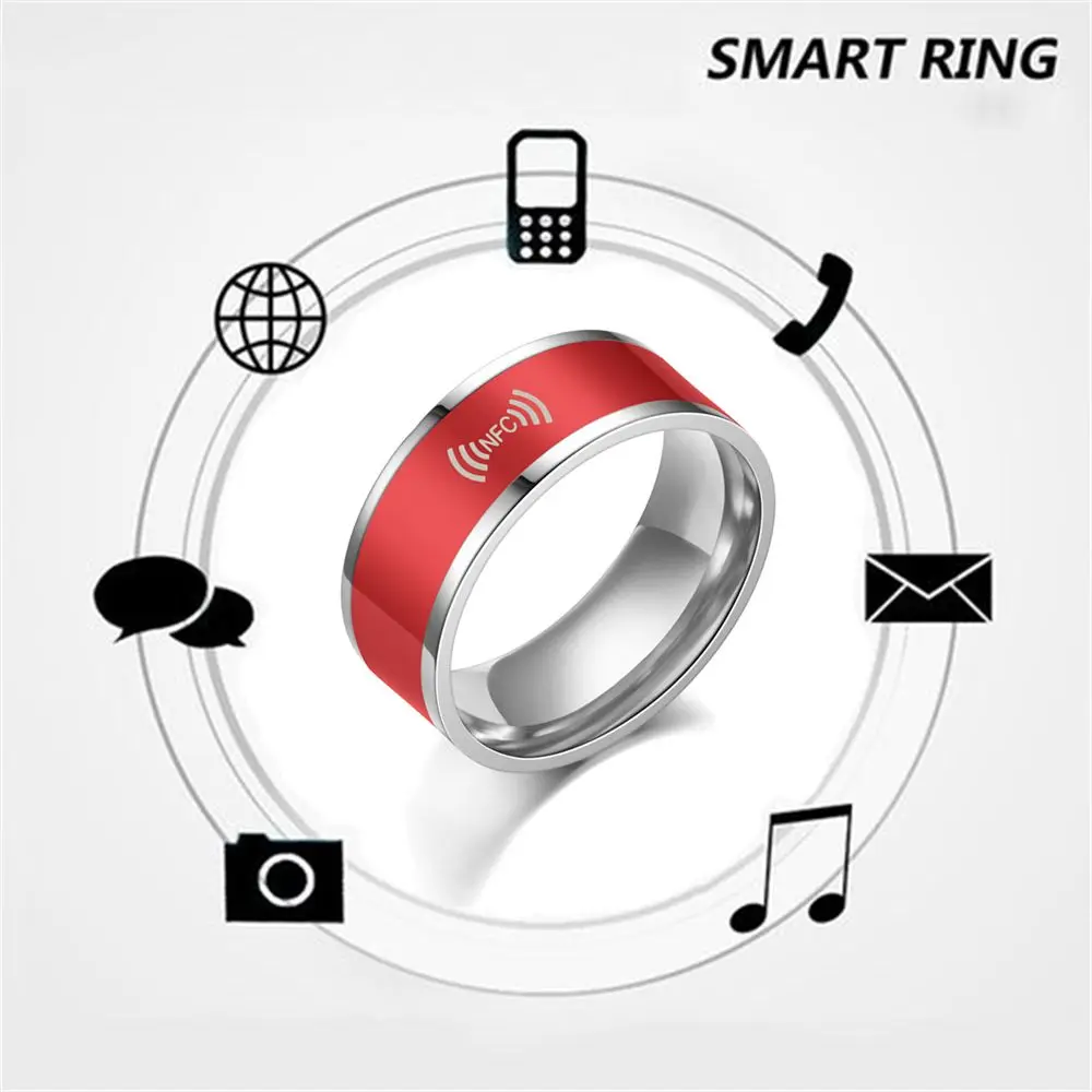 NEW Multifunctional Waterproof Technology Intelligent Wearable Connect NFC Finger Ring Smart