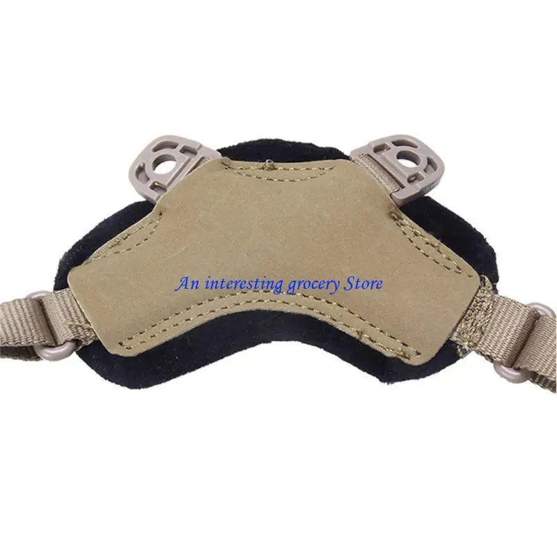 652D 4 Points Sport Helmet Retention Suspension System H-Nape Chin Strap Stable Under Rotational Forces Fixed Accessories