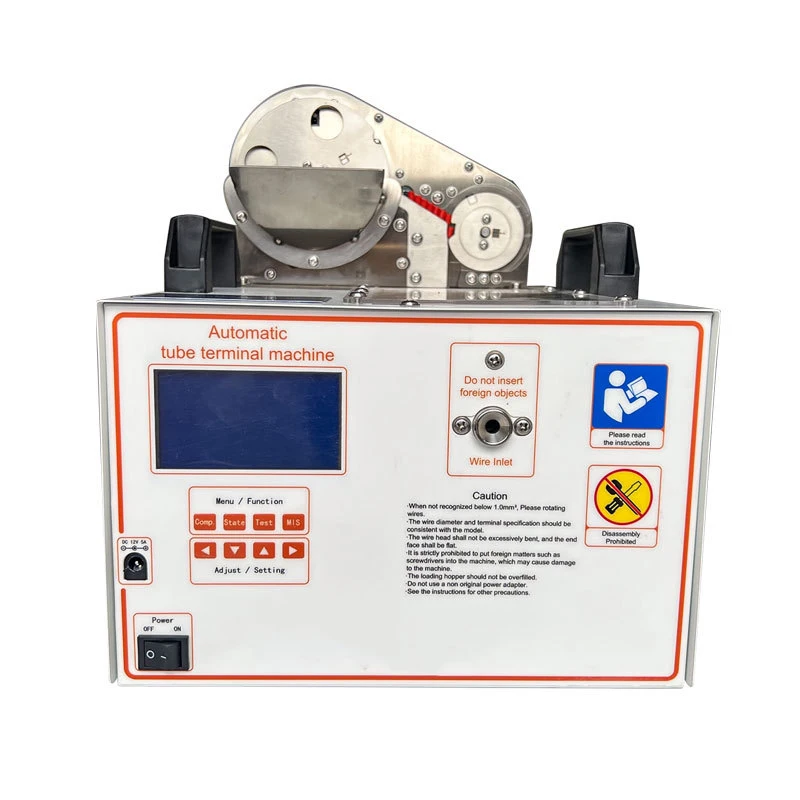 

0.5/0.75/1.0/1.5/2.5 Tube Type Terminal Crimping Machine European Pin Type Terminal Stripping And Playing Terminal Machine