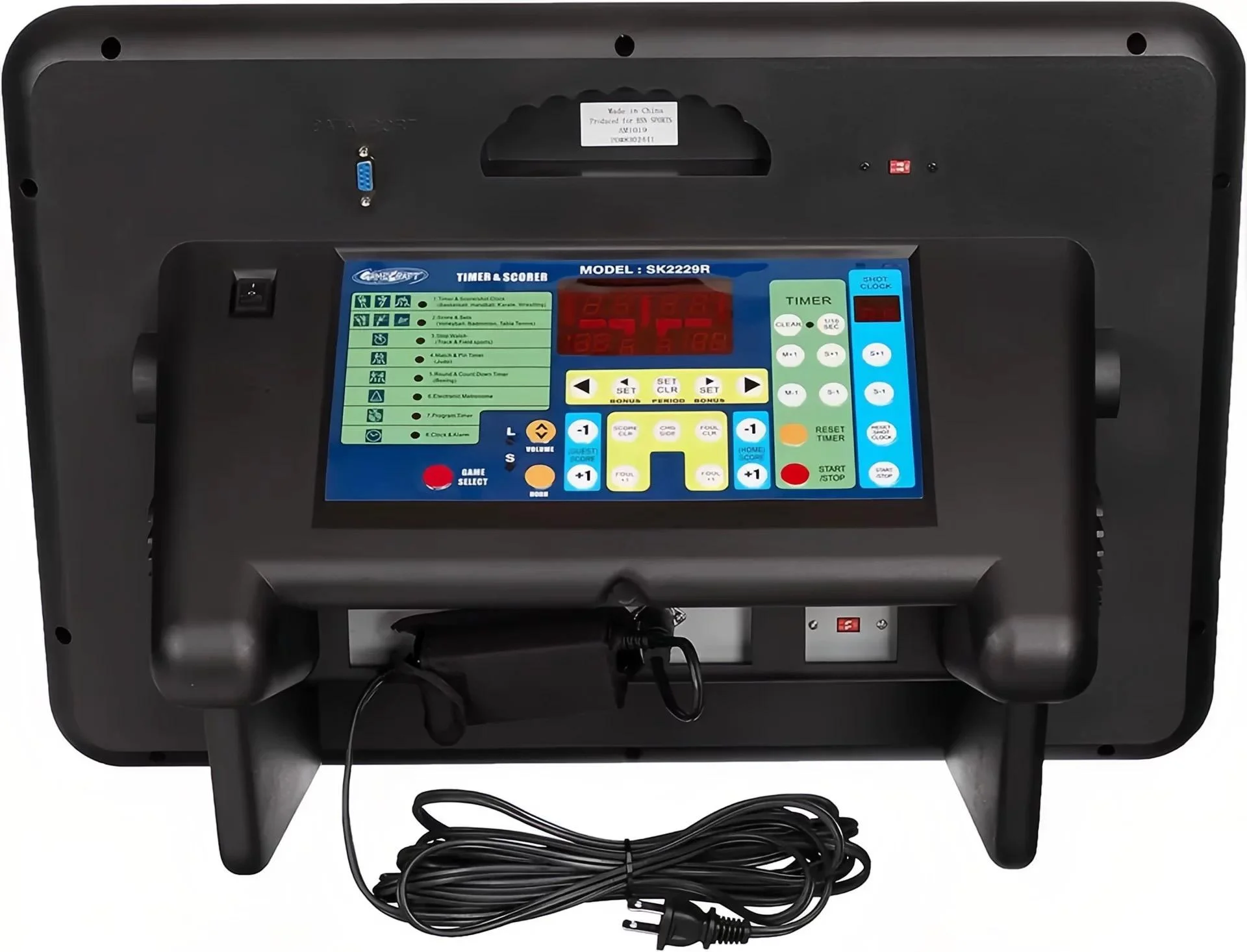 

Portable Scorer LED Display Scoreboard Basketball Volleyball Wrestling Scoring Timing Desktop Scorer with Stand