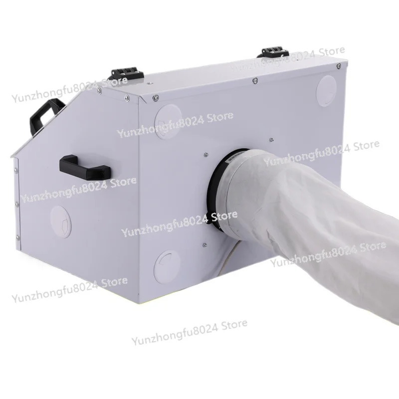 

Dust Proof Cover Dust Box Metal Dental Grinding Polishing Box One-piece Polishes Dust Proof Cover with LED Light
