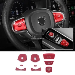 For Volvo XC60 S90 XC90 S60 2016 2017 2018 2019 2020 2021 Car Styling Steering Wheel Buttons Sequins Decoration Cover Trims