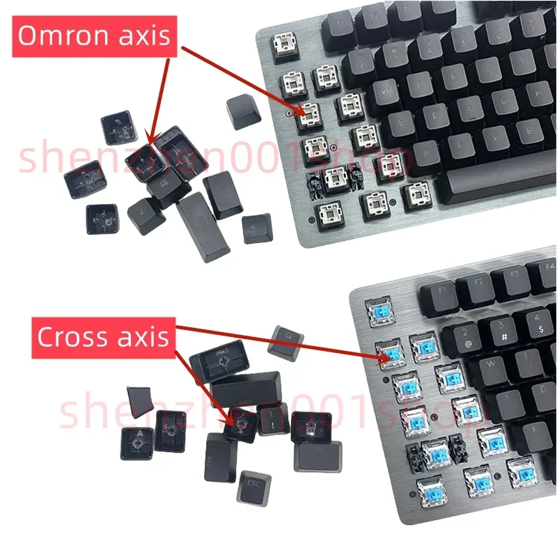 Single replacement keycaps or complete 104 keycaps suitable for Logitech G512  Cross axis body