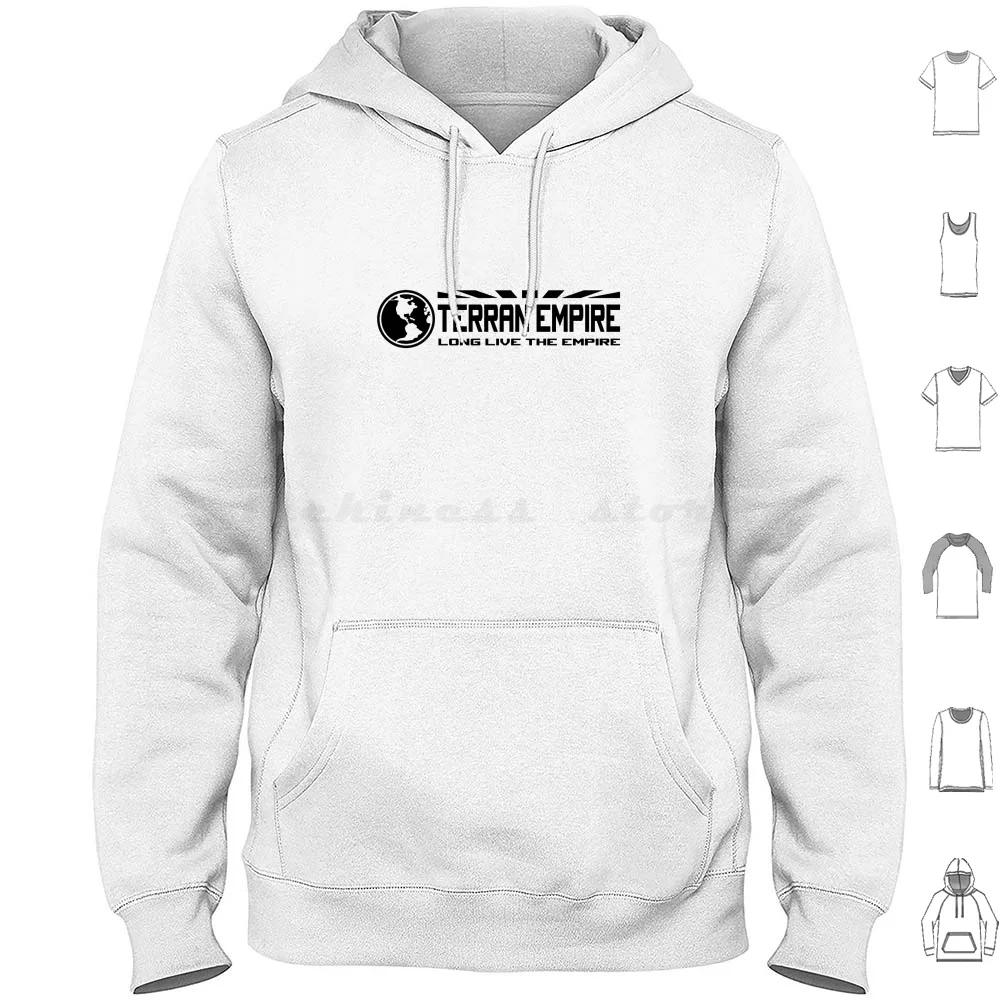 Terran Empire Hoodie Cotton Long Sleeve Deep Space Nine Dimension Ds9 Earth Enterprise Galaxy Next Generation Science Fiction