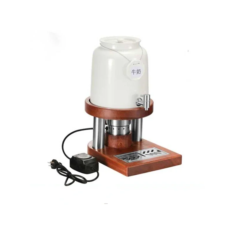 New Style Food Drink Ceramic Juice Dispenser With  Wooden Base Milk Dispenser for other hotel & restaurant supplies