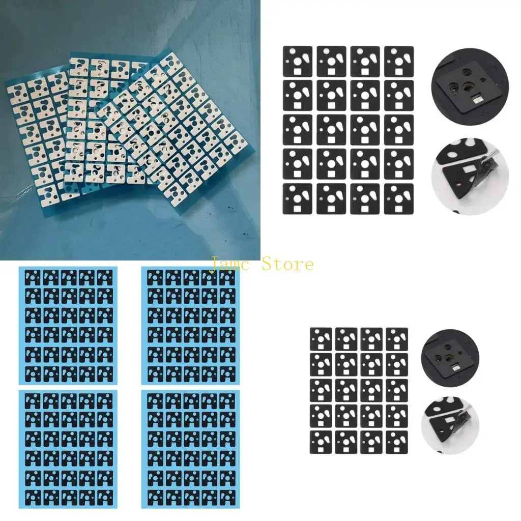 

LX0B 120Pcs/pack Mechanical Keyboards Single Switches Underpad Shafts Film Gaskets Sticker