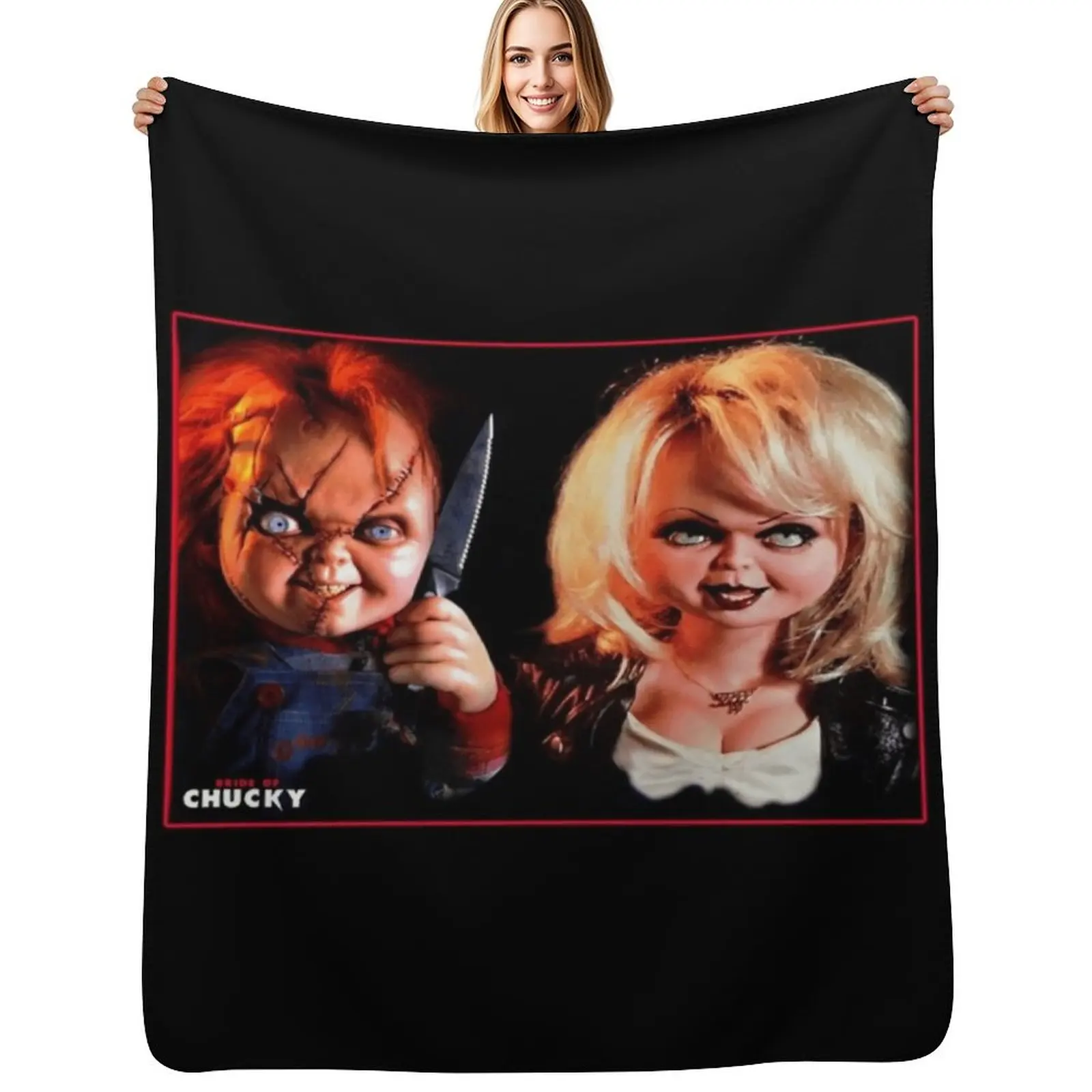 

Bride Of Chucky 2 Classic Throw Blanket All Season Soft Lightweight Blanket for Home
