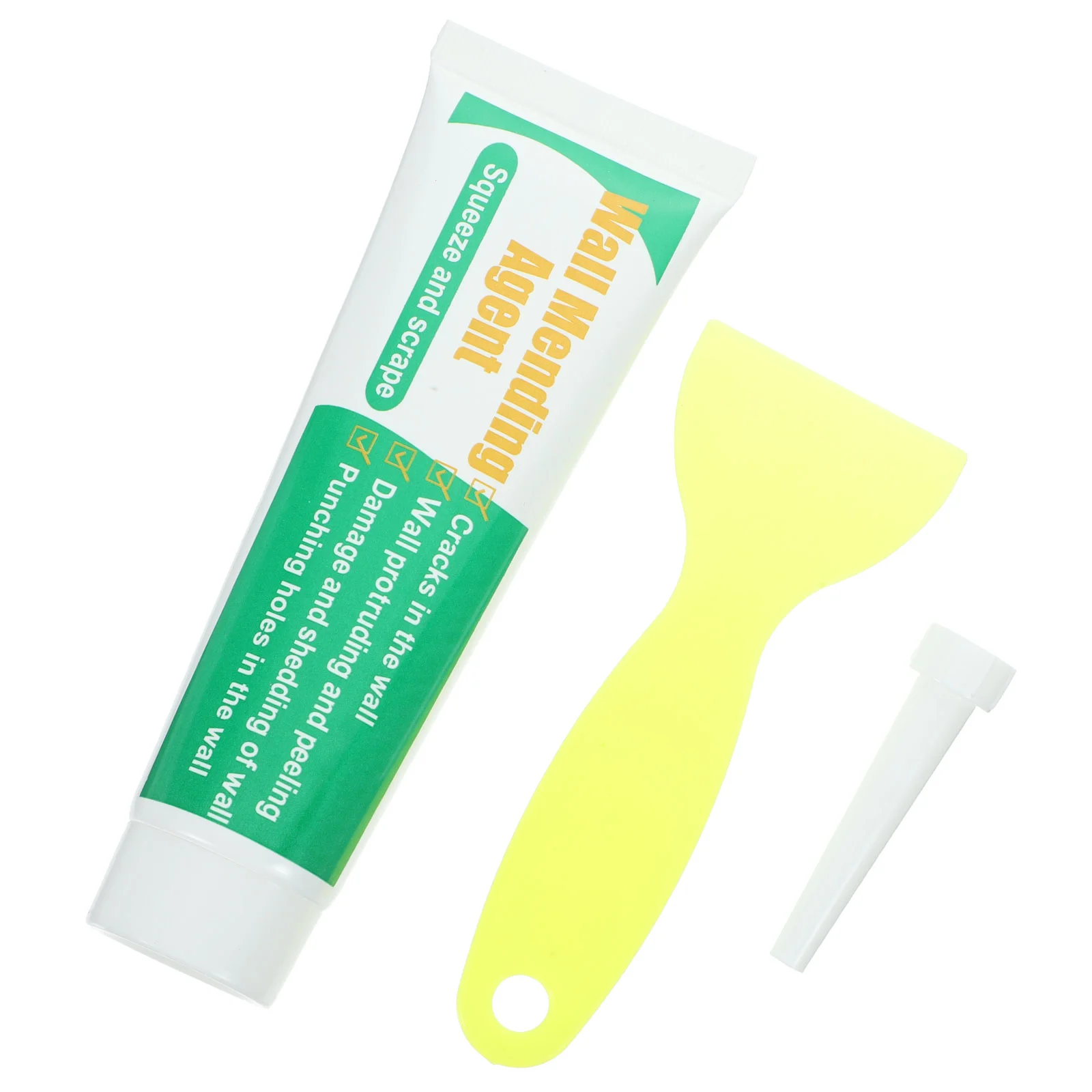 

2 Pcs Wall Repair Agent Mending Tool Hole Paste Ointment Drywall Cream Graffiti Kit