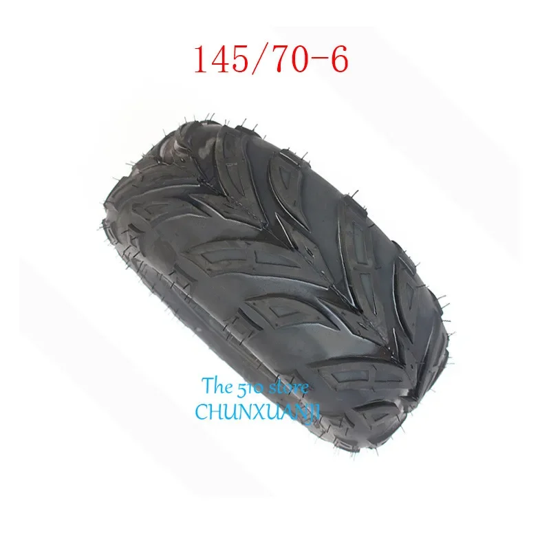 2 шт. бестселлер 6-дюймовая шина для квадроцикла 145/70-6, 4-колесная автомобильная шина, подходит для небольших передних или задних колес 50cc, 70cc, 110cc