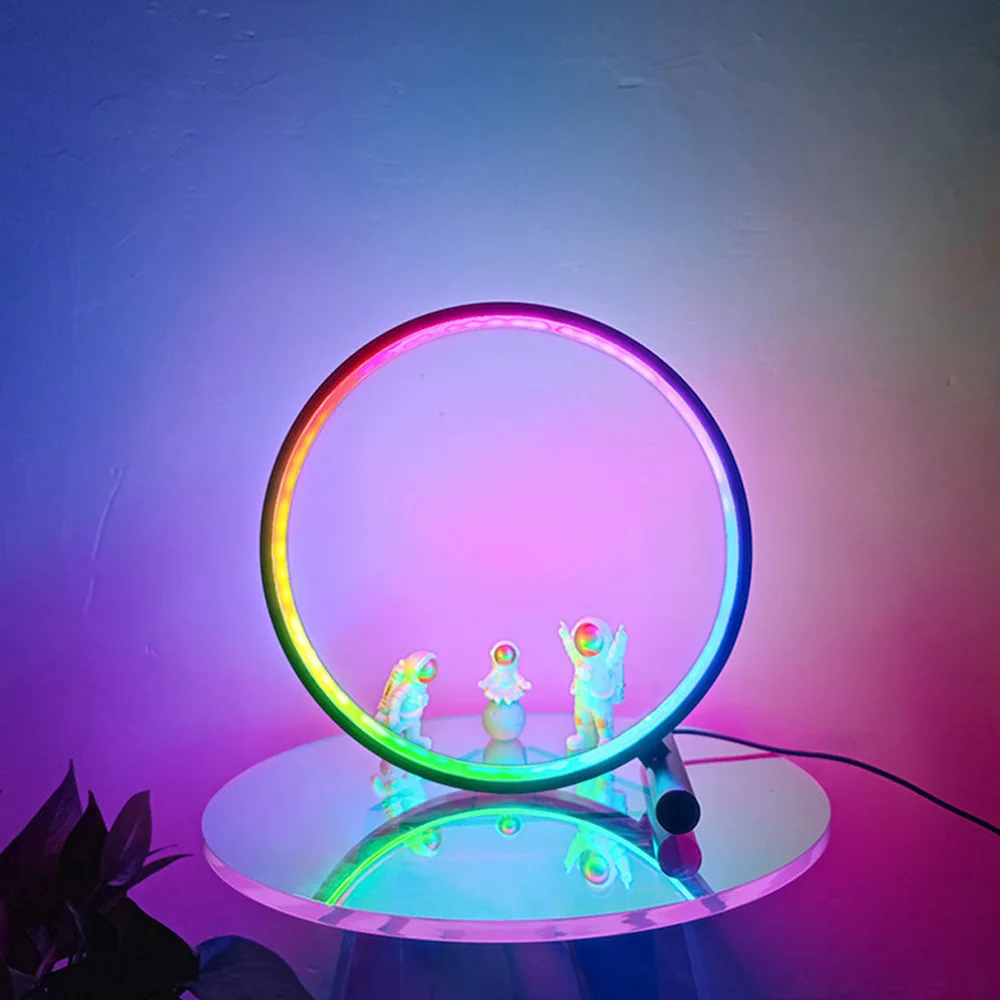 Creative Ornaments Phantom Pickup Gaming Desktop Musik Tischlampe Sensor RGB Ambient Night Lights