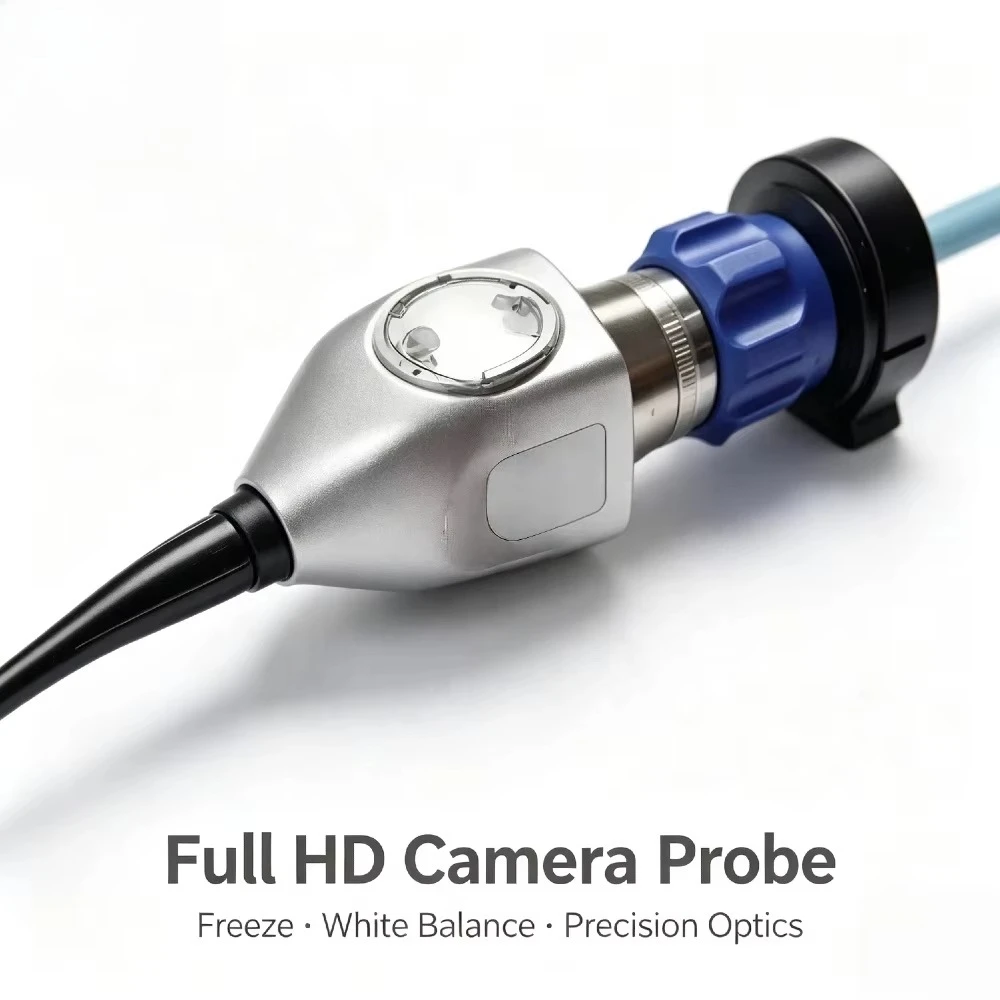 Ocean All in One high definition endoscope  LED light source recorder  medical high definition portable endoscope