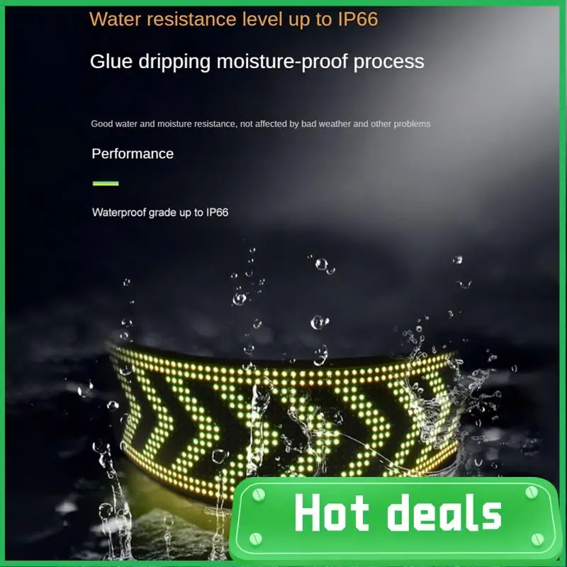 

Светодиодная пиксельная панель, гибкий светодиодный модуль USB 5 В, RGB прокрутка, анимационный дисплей текста, приложение Bluetooth, 16X32 светодиодов 7X17 см, прочный